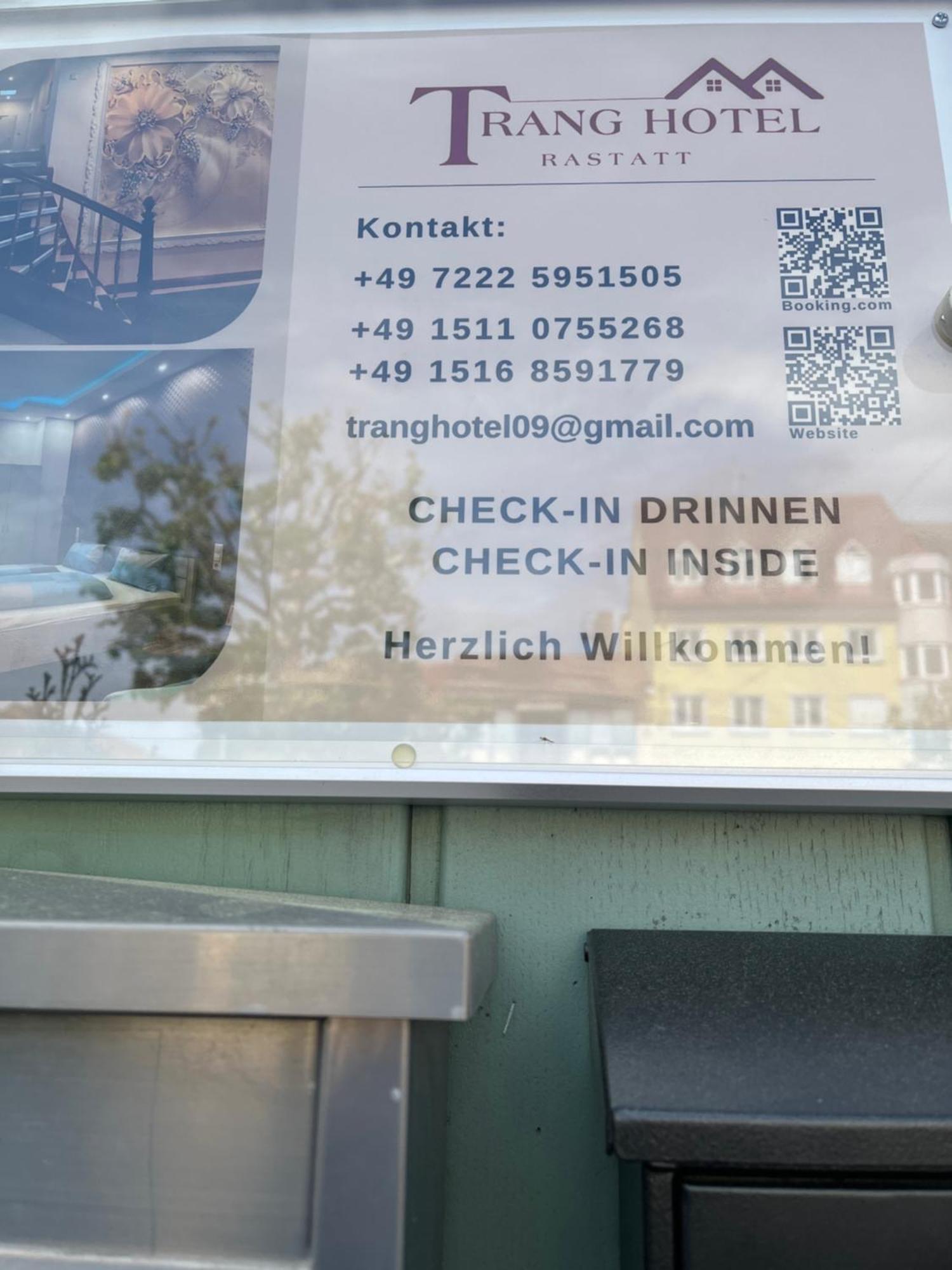 Trang Hotel-Restaurant Rastatt Ngoại thất bức ảnh